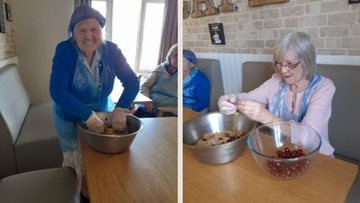 Hartlepool care home Residents enjoy a bake off
